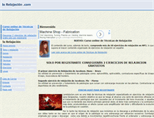 Tablet Screenshot of larelajacion.com